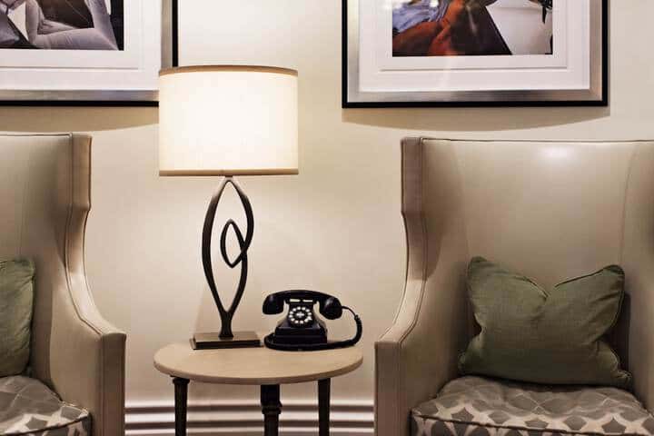Lobby sitting area