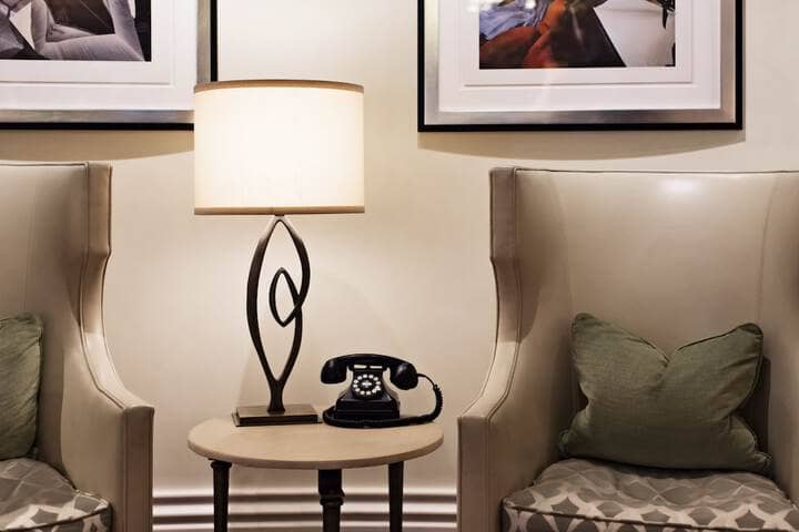 Lobby sitting area